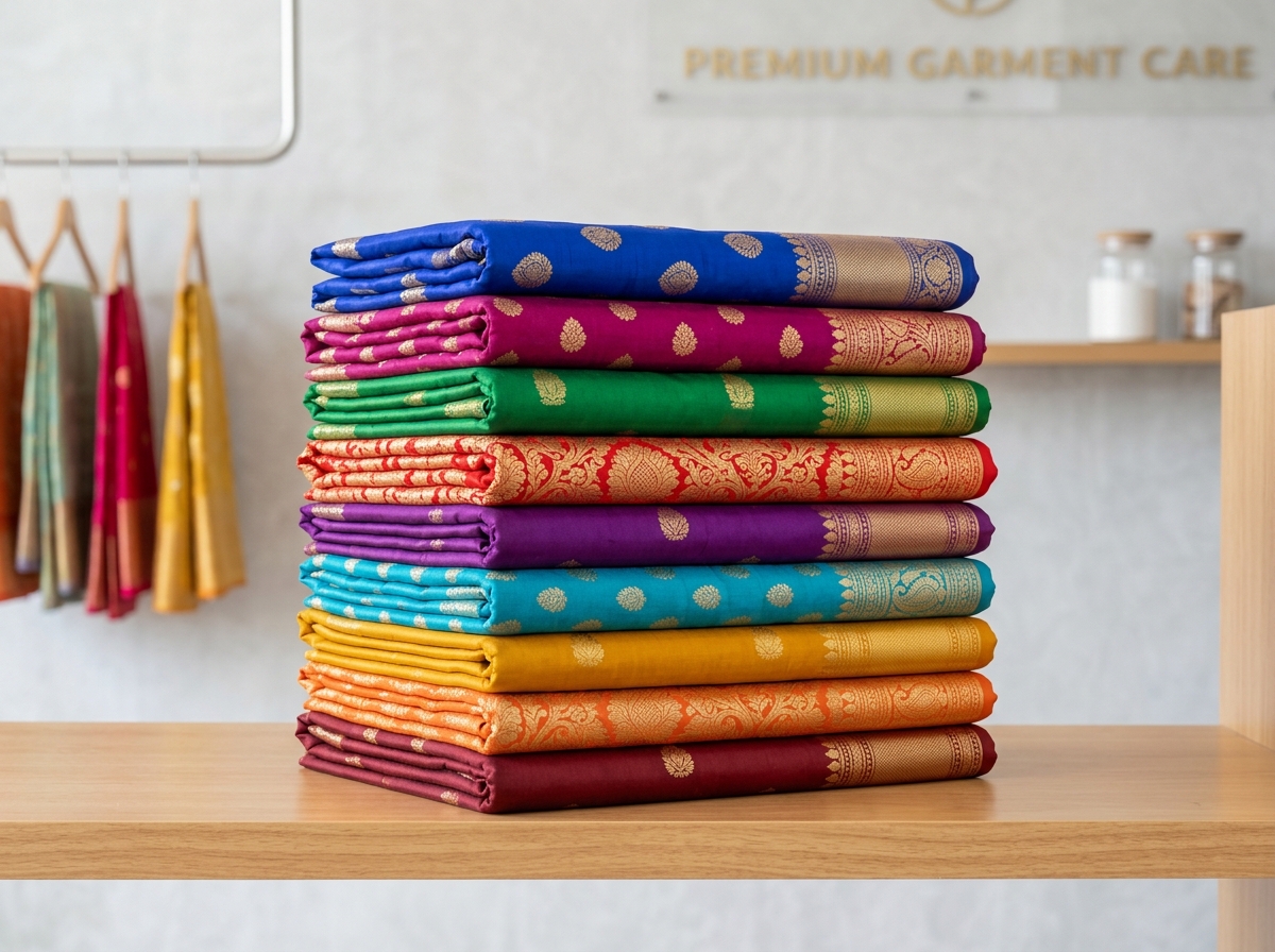 Delicate saree and ethnic garment care
